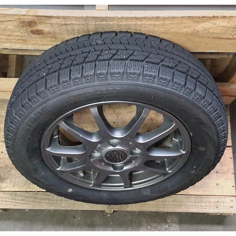ブリザック VRX スタッドレス タイヤ アルミ ホイール 1本 155/65R13