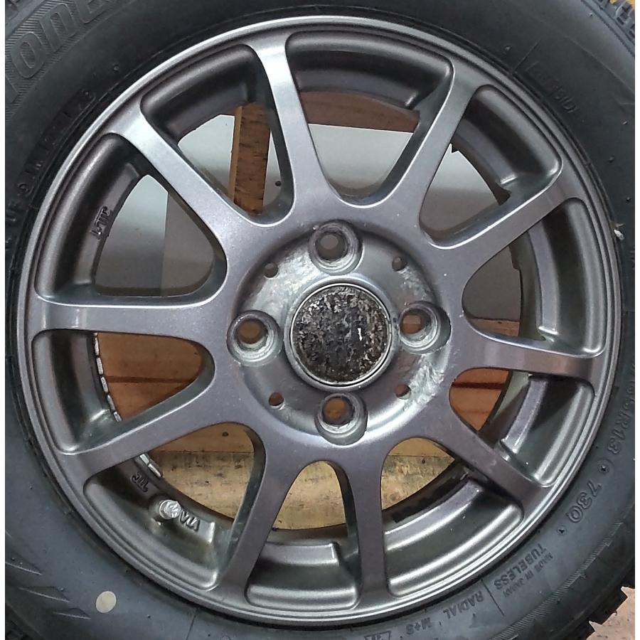 ブリザック VRX スタッドレス タイヤ アルミ ホイール 1本 155/65R13 