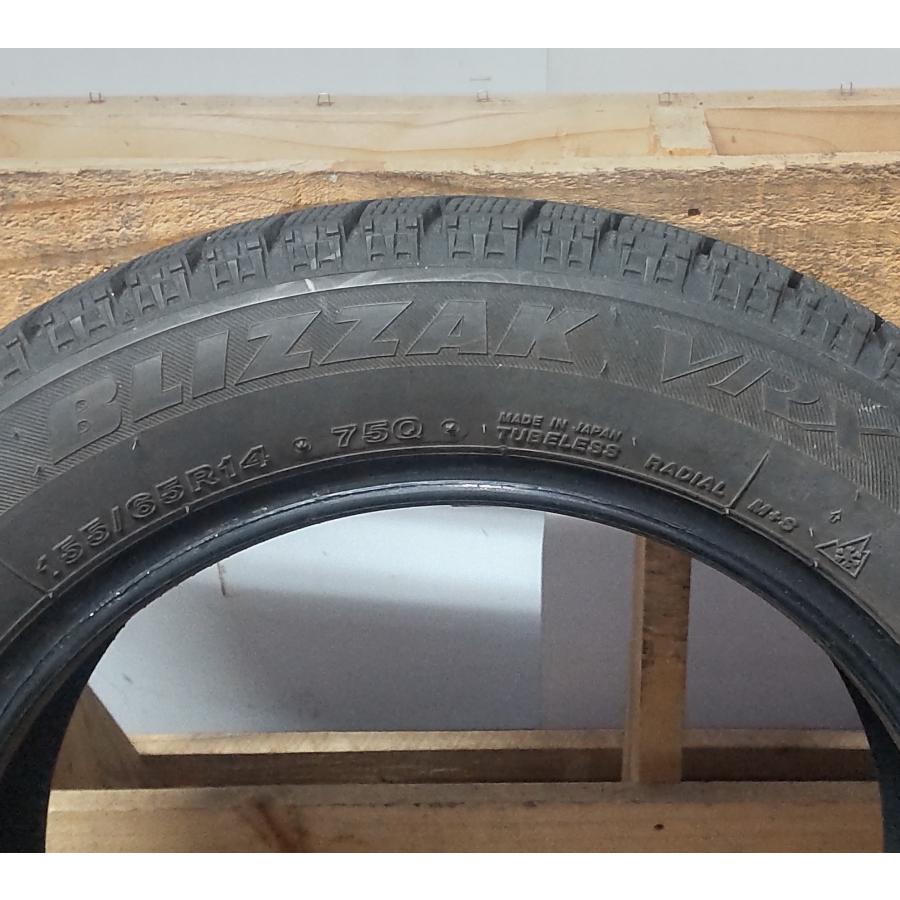 155/65R14 ブリヂストン BLIZZAK VRX 中古 ４本　2020 155/65R14 ブリヂストン BLIZZAK VRX 中古冬4本 2020 - メルカリ
