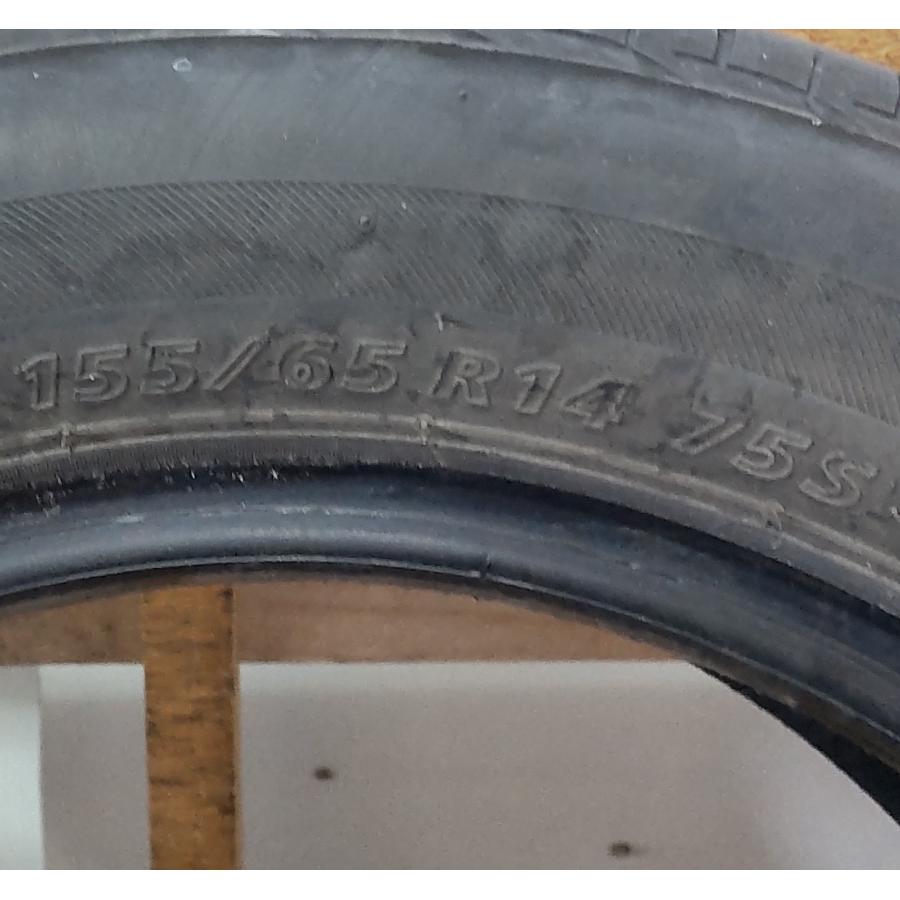 NEXTRY ノーマル タイヤ 4本 2018年製 155/65R14 75S BRIDGESTONE 