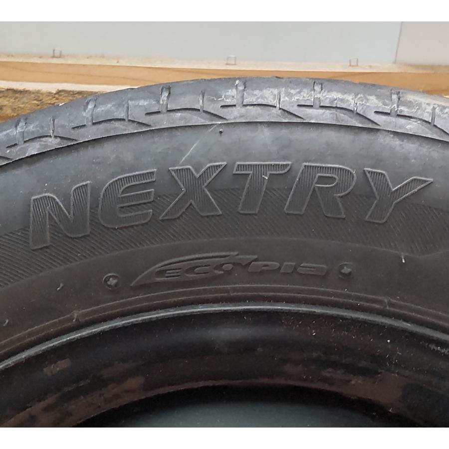 ノーマル タイヤ スチール ホイール 155/65R14 75S BRIDGESTONE NEXTRY ECOPIA 2021年製 日産 純正 14×4.5J 4H×100 BD56 中古｜kanjiengine5131｜03