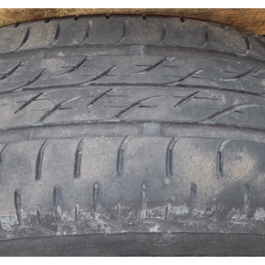 ノーマル タイヤ スチール ホイール 155/65R14 75S BRIDGESTONE NEXTRY ECOPIA 2021年製 日産 純正 14×4.5J 4H×100 BD56 中古｜kanjiengine5131｜09