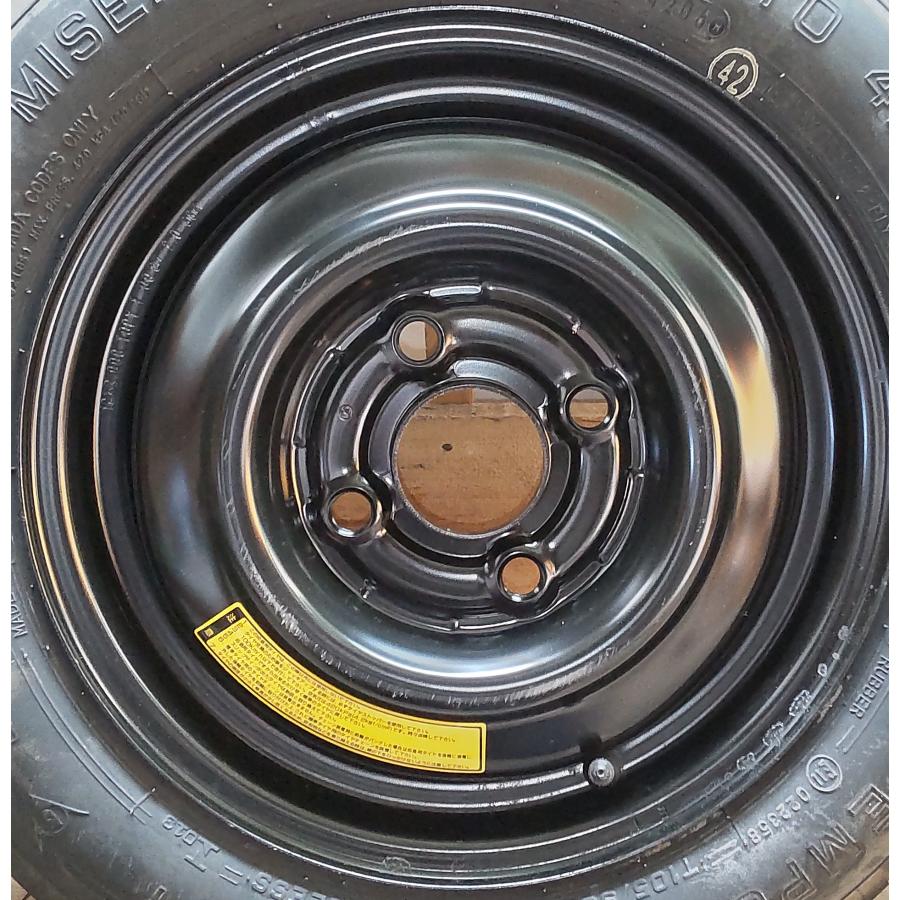 ホンダ（HONDA） スペアタイヤ T105/90D12 80M 2006年製 1本 12×3.00B