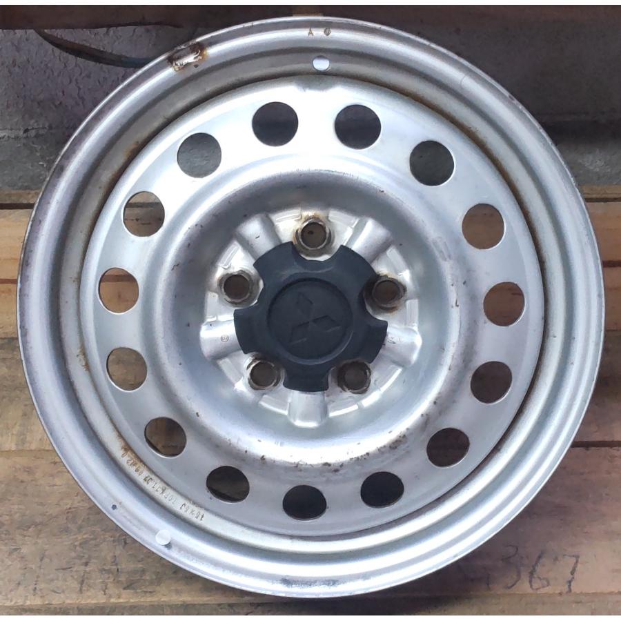 三菱（MITSUBISHI） スチール 鉄 ホイール 1本 15インチ 5穴 PCD114,3