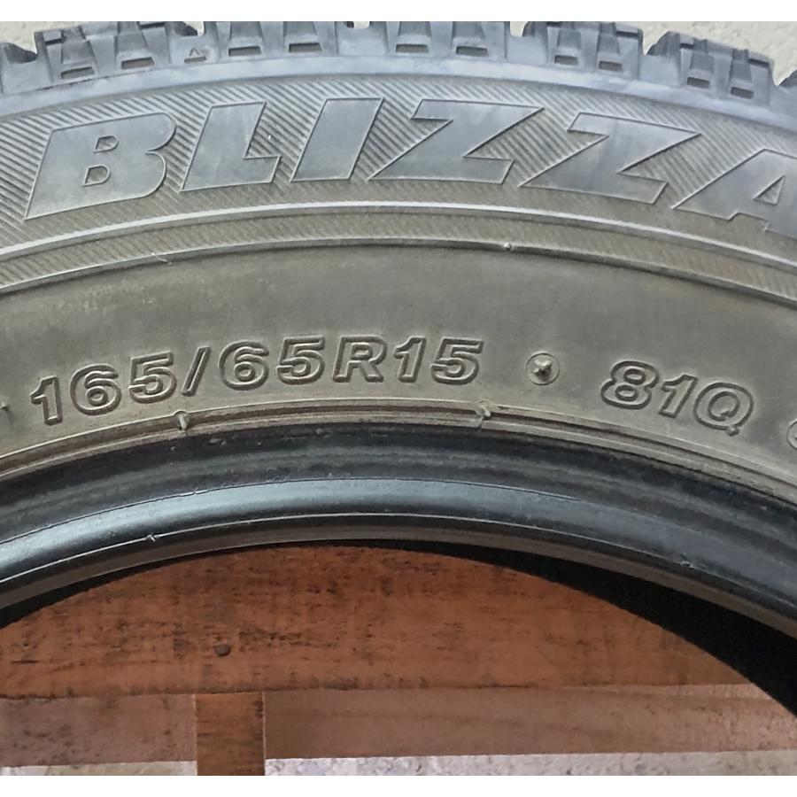 ブリザック VRX スタッドレス タイヤ 1本 165/65R15 81Q 2016年製 