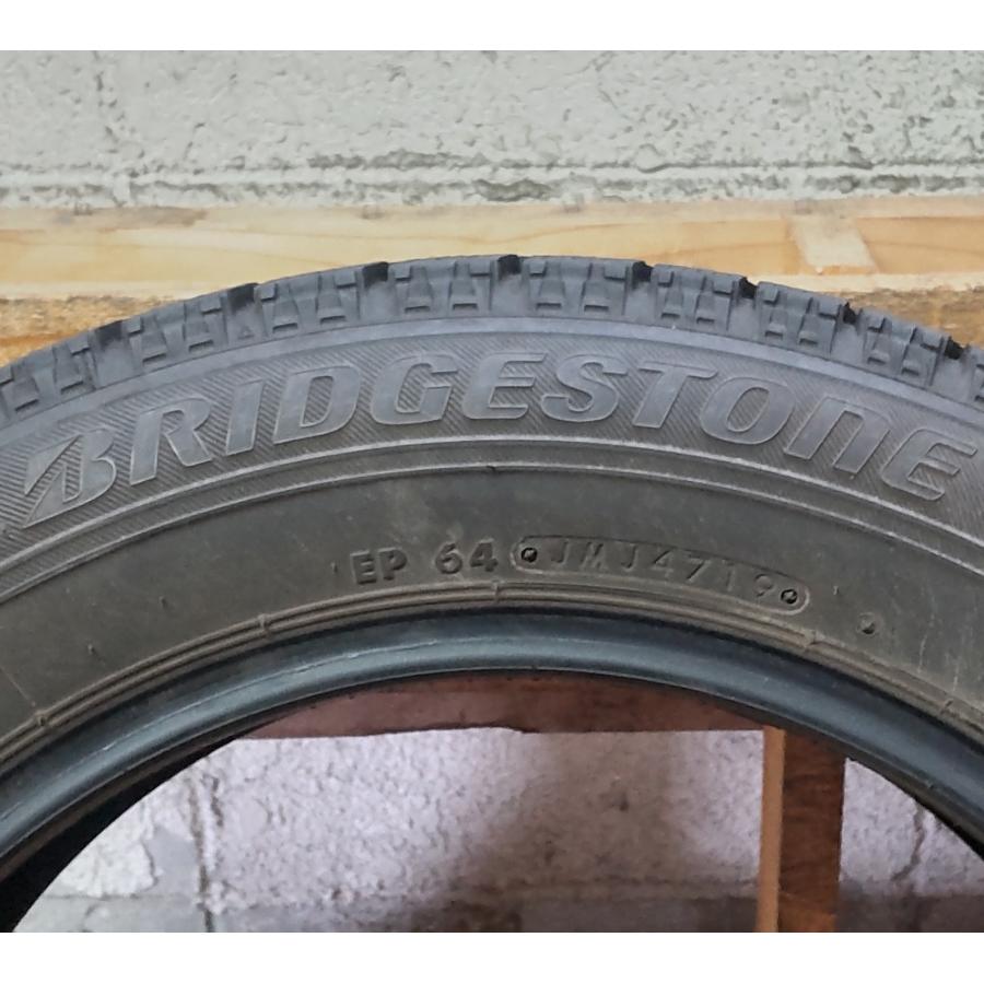 スタッドレス タイヤ 1本 165/65R15 81Q 2019年製 BRIDGESTONE BLIZZAK VRX 6.3 中古 ...