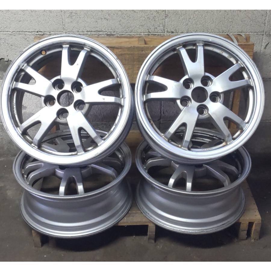 プリウス アルミ ホイール 4本 15インチ トヨタ 15×6J ET 45 5穴 PCD