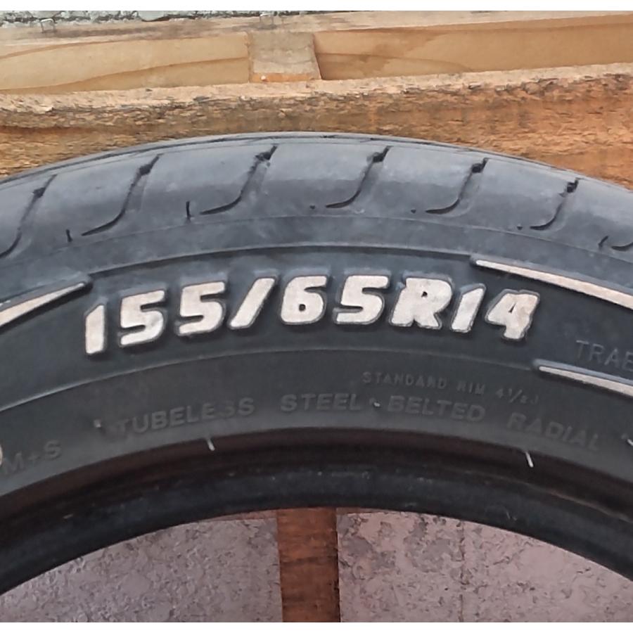 ノーマル タイヤ ホワイトレター 1本 2023年製 155/65R14 75S VITOUR 