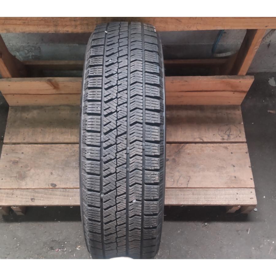 ブリザック VRX2 スタッドレスタイヤ スチール ホイール 4本 155/65R14
