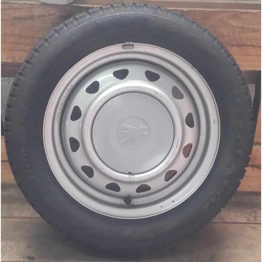 ブリザック VRX2 スタッドレスタイヤ スチール ホイール 4本 155/65R14