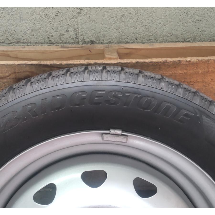 ブリザック VRX2 スタッドレスタイヤ スチール ホイール 4本 155/65R14