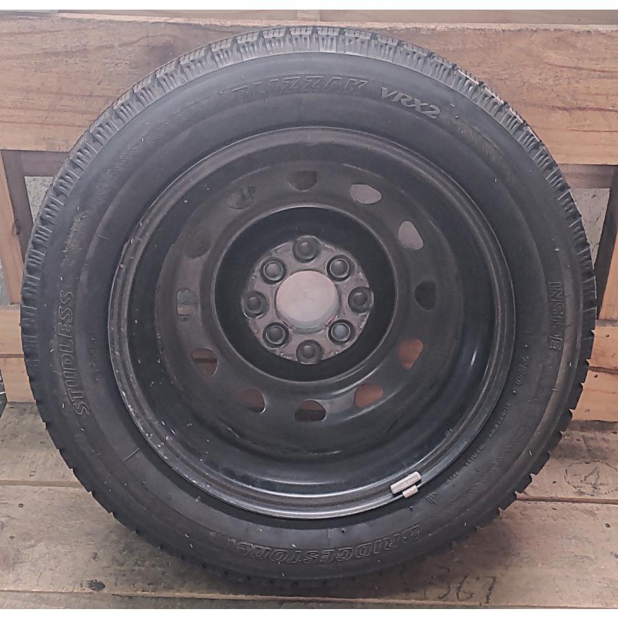 ブリザック VRX2 スタッドレスタイヤ スチール ホイール 4本 155/65R14