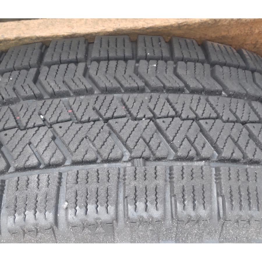 ブリザック VRX2 スタッドレスタイヤ スチール ホイール 4本 155/65R14
