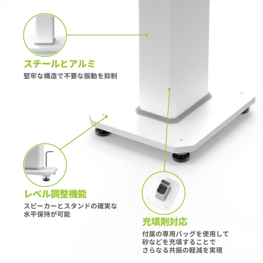 Kanto Kanto Audio フロアスピーカースタンド SX22 ホワイト