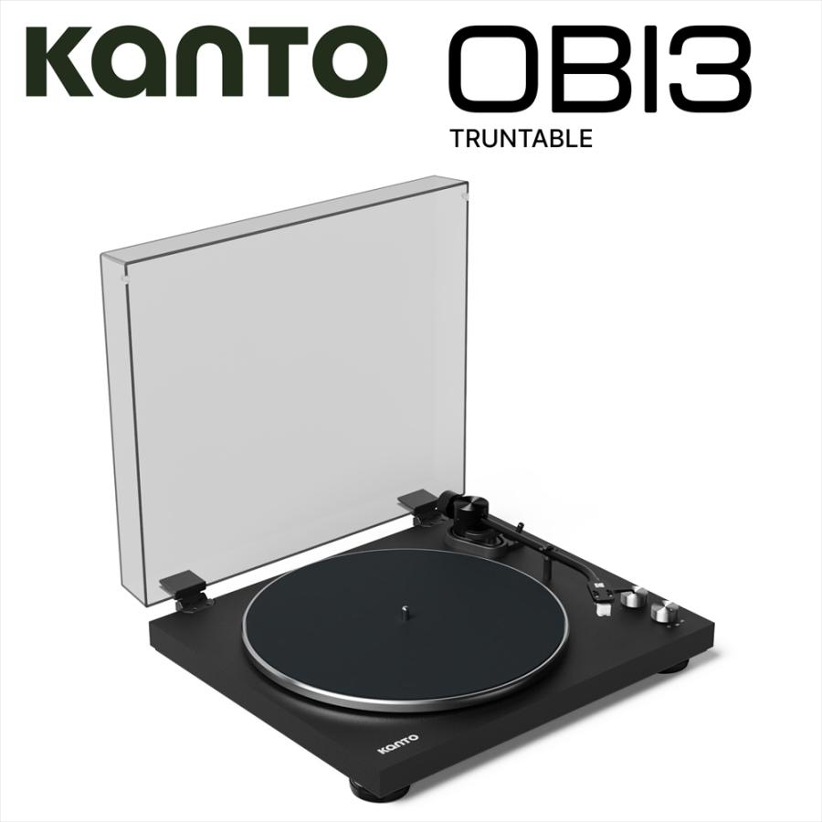 Kanto Kanto Audio ターンテーブル OBI3 マットブラック : KANJITSU