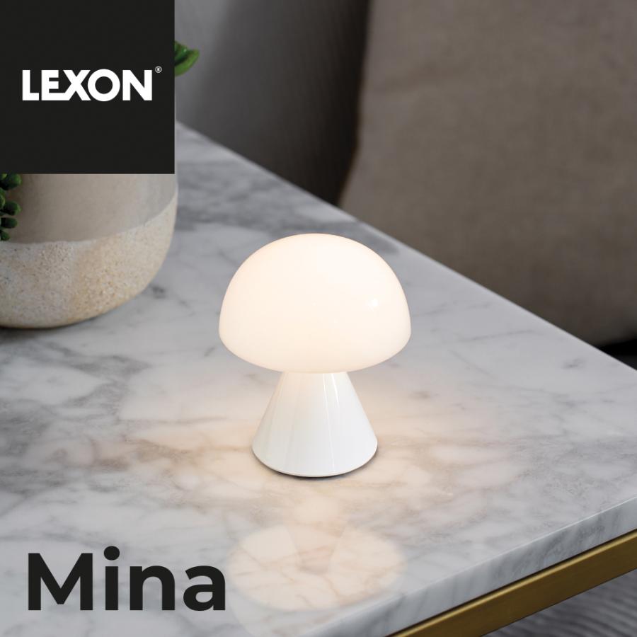 LEXON（レクソン） ポータブル LEDランプ Mina GLOSSY WHITE