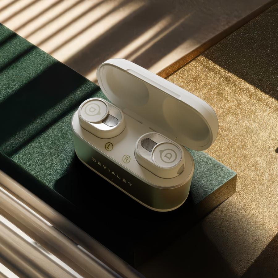 Devialet デビアレ アクティブノイズキャンセリング機能搭載 完全ワイヤレスイヤホン GEMINI2 LIGHTPEARLの画像
