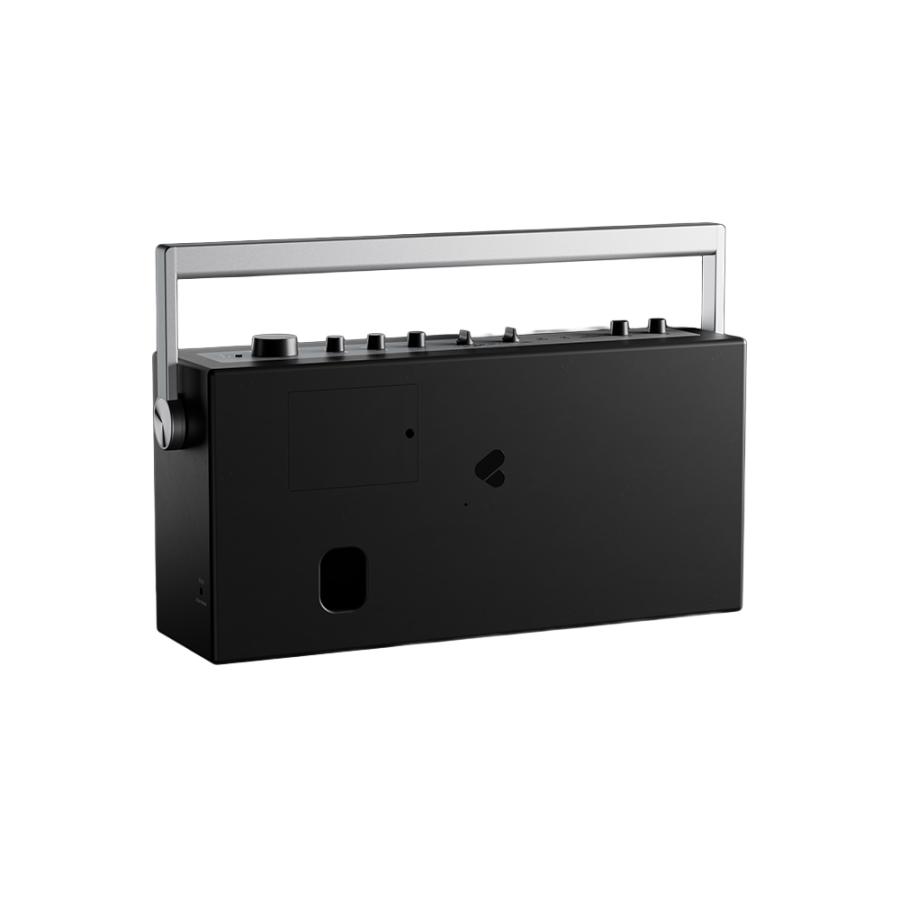WE ARE REWIND カセットプレイヤー搭載 ワイヤレススピーカー GB-001-BLACK Bluetooth/ポータブル/マイク入力/録音機能搭載の画像