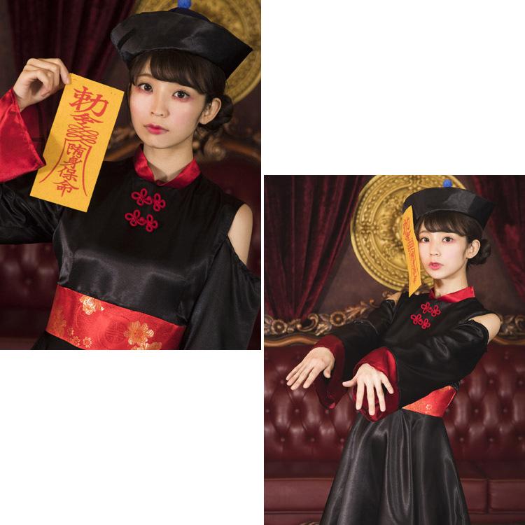 ハロウィン コスプレ キョンシー チャイナ服 女 仮装 ガールズ ハロウィン コスプレ キョンシー チャイナ服 女 仮装 ガールズ