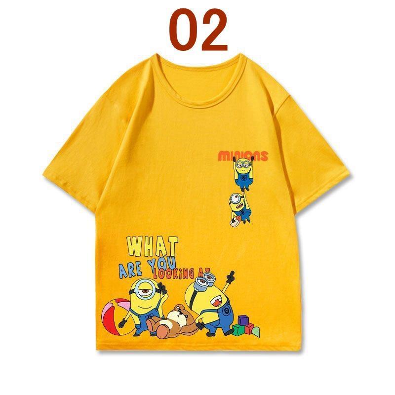 ミニオンTシャツ꙳★*ﾟ親子お揃い MINIONS（ミニオンズ） tシャツ 「綿100％」 親子お揃い ミニオン