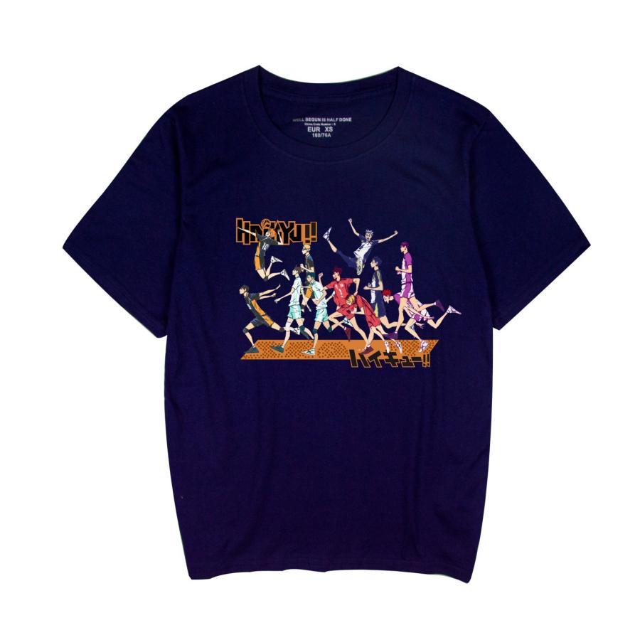 ハイキュー!! Tシャツ エースの心得 ブラックホワイト Tシャツメンズ
