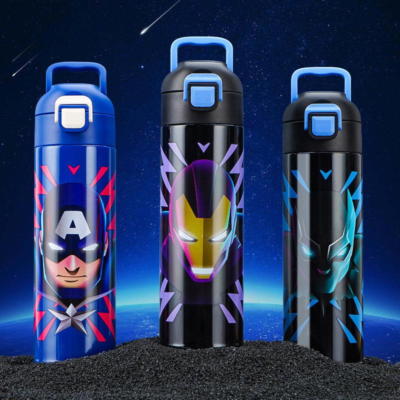 子供水筒 マーベル スパイダーマン 保温保冷 軽量 直飲み500ml ギフト