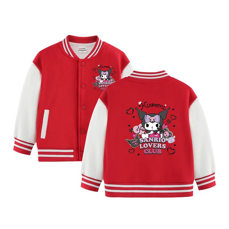 クロミ (Kuromi) スタジャン コットン 子供服 スカジャン キッズ
