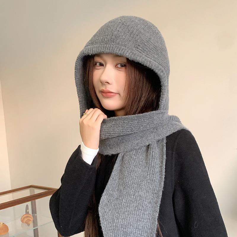 帽子 マフラー 冬 レディース フェイクファー ふわふわ フード付き