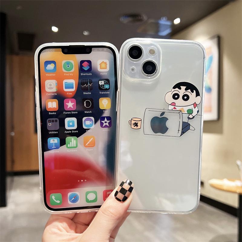 スマホケース クレヨンしんちゃん iPhone 16 ケース クリア iPhone15