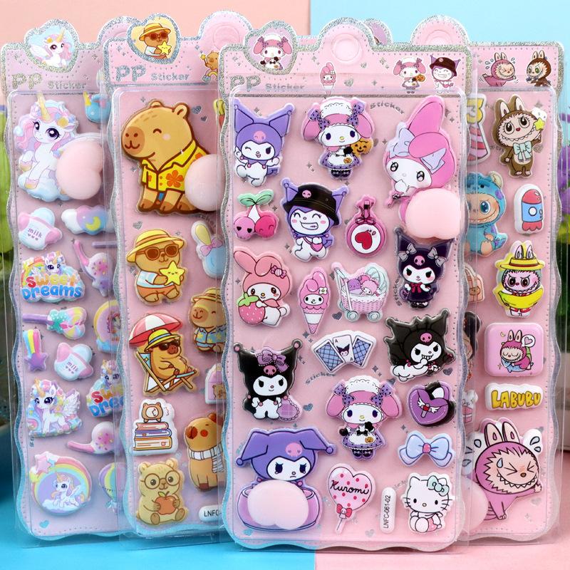 新発売／ ラブブ 3Dジュエルシール アクリルラインストーン ステッカー