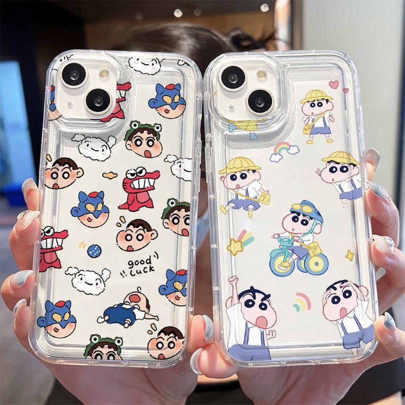 スマホケース クレヨンしんちゃん iPhone 16 ケース クリア iPhone15