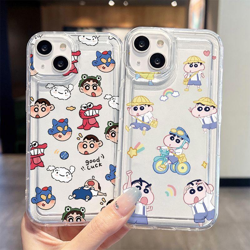 スマホケース クレヨンしんちゃん iPhone 16 ケース クリア iPhone15