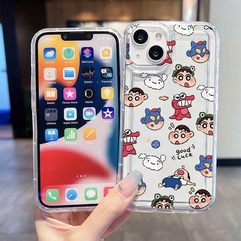 スマホケース クレヨンしんちゃん iPhone 16 ケース クリア iPhone15