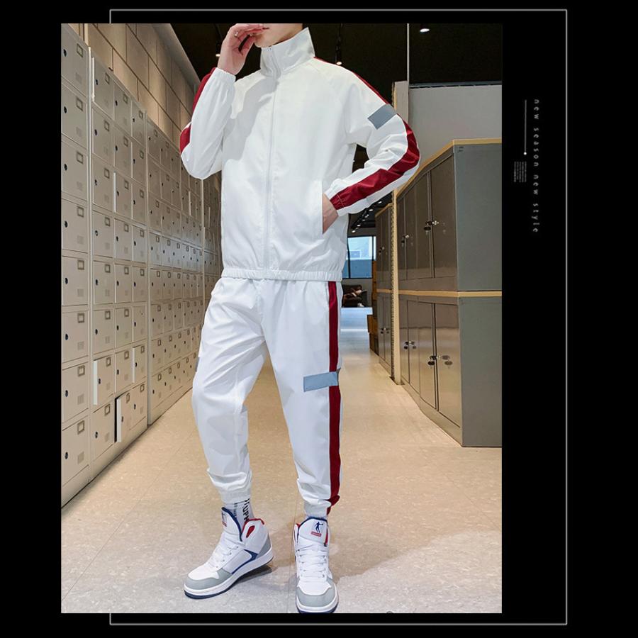 セットアップ メンズ 長袖ジャケット スウェットパンツ 2点セット 
