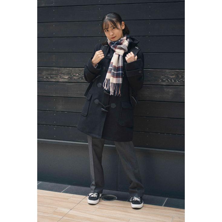 EASTBOY イーストボーイ マフラー チェック 日本製 ウール100 EASTBOY イーストボーイ マフラー チェック 日本製 ウール100