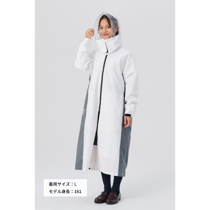 ヘルメット レインコート 自転車 通学 リュック対応 女子 男子 撥水