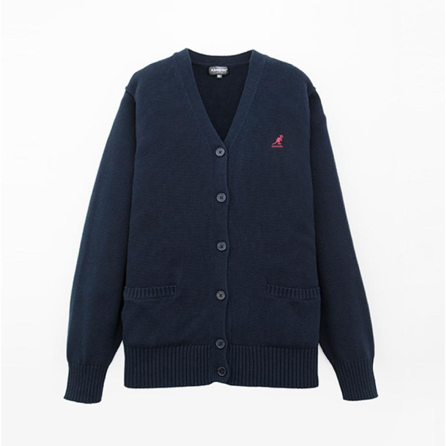 スクールカーディガン 女子 無地 コットン Kangol カンゴール ネイビー ブラック ベージュ グレー 服 スクール カーディガン 通学 学生 高校生 中学生 K 1036cb カンコーショップ原宿 通販 Paypayモール