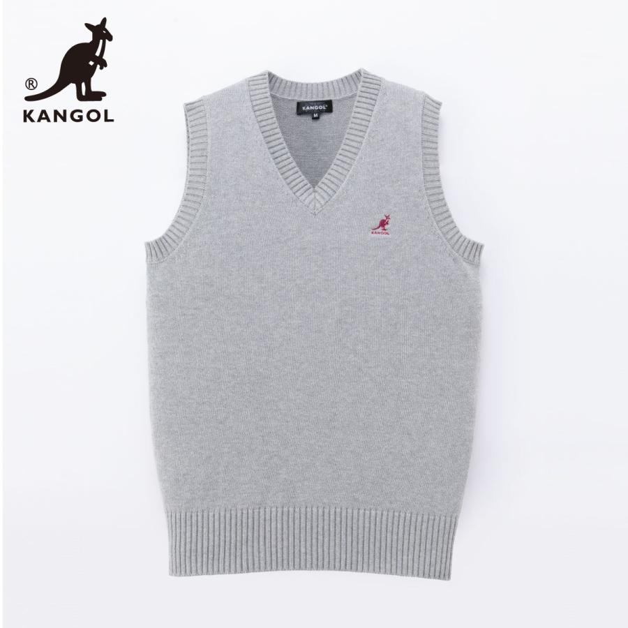 スクールベスト 女子 無地 コットン KANGOL カンゴール ネイビー ブラック ベージュ グレー 服 スクール ベスト 通学 学生 高校生 中学生 K-1039BG|kanko|13