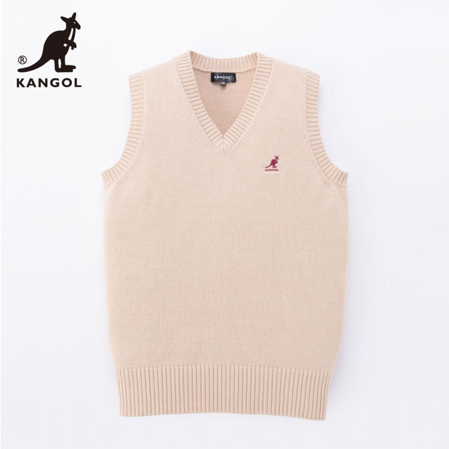 スクールベスト 女子 無地 コットン KANGOL カンゴール ネイビー ブラック ベージュ グレー 服 スクール ベスト 通学 学生 高校生 中学生 K-1039BG|kanko|14