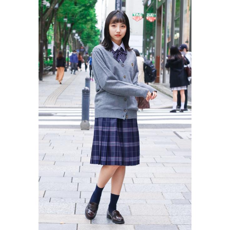 KANKO Harajuku Select 制服 スカート チェック 長め 58cm スクール