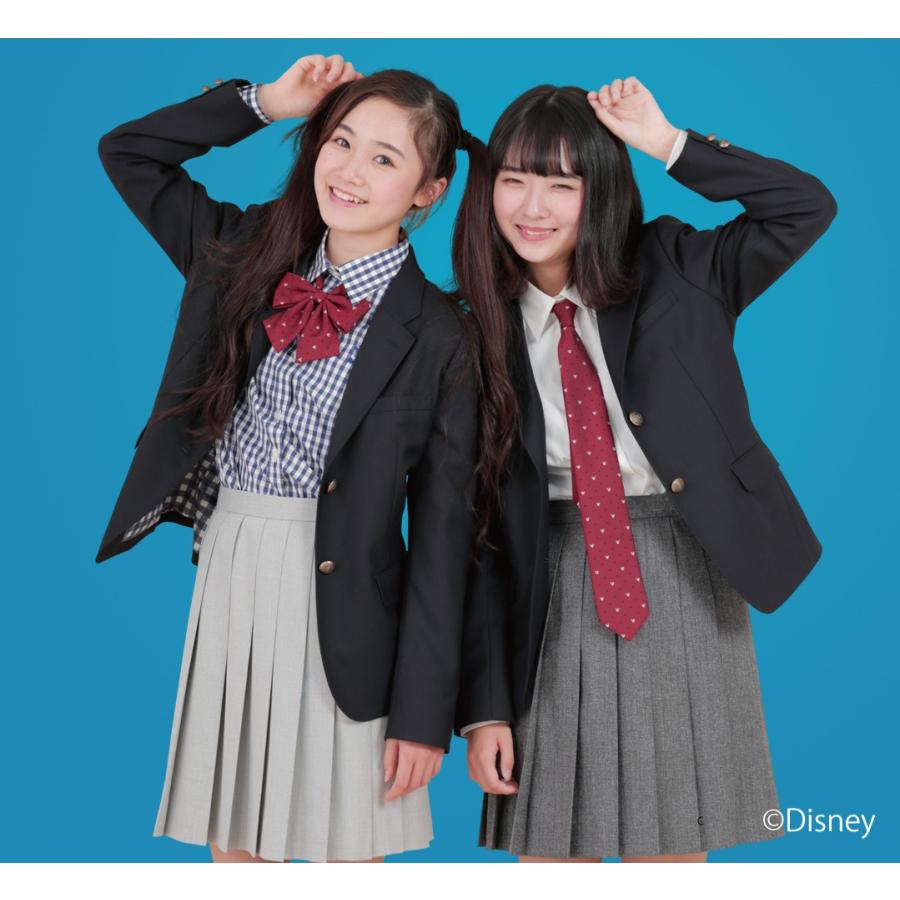 ディズニー 制服 シャツL スカートS Disney（ディズニー） シャツ スクールシャツ 女子 長袖 ギンガム