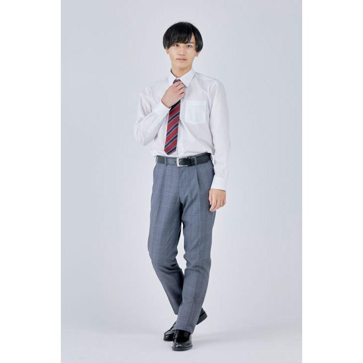 【3枚組】スクールシャツ 男子 長袖 カンコー 形態安定 白 制服 シャツ カッターシャツ ワイシャツ レギュラー 高校生 中学生 学生 通学 送料無料 KHS304M｜kanko｜15