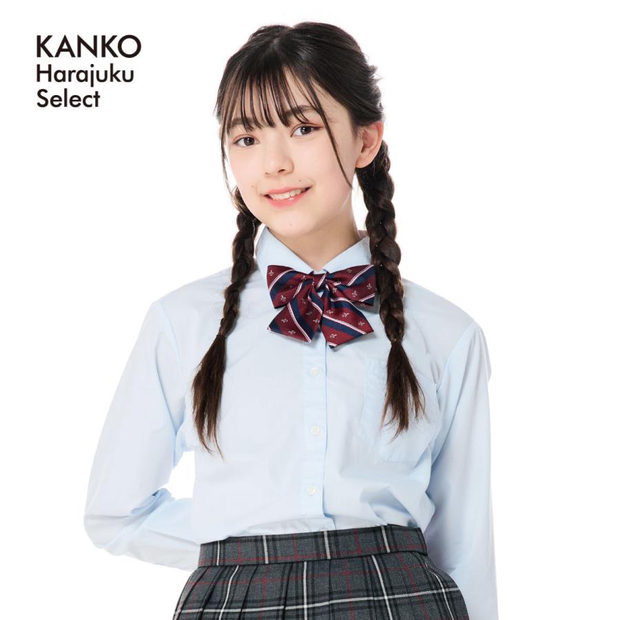 KANKO Harajuku Select スクールシャツ 女子 長袖 シャツ ピンク KANKO Harajuku Select スクールシャツ 女子 長袖 シャツ ピンク