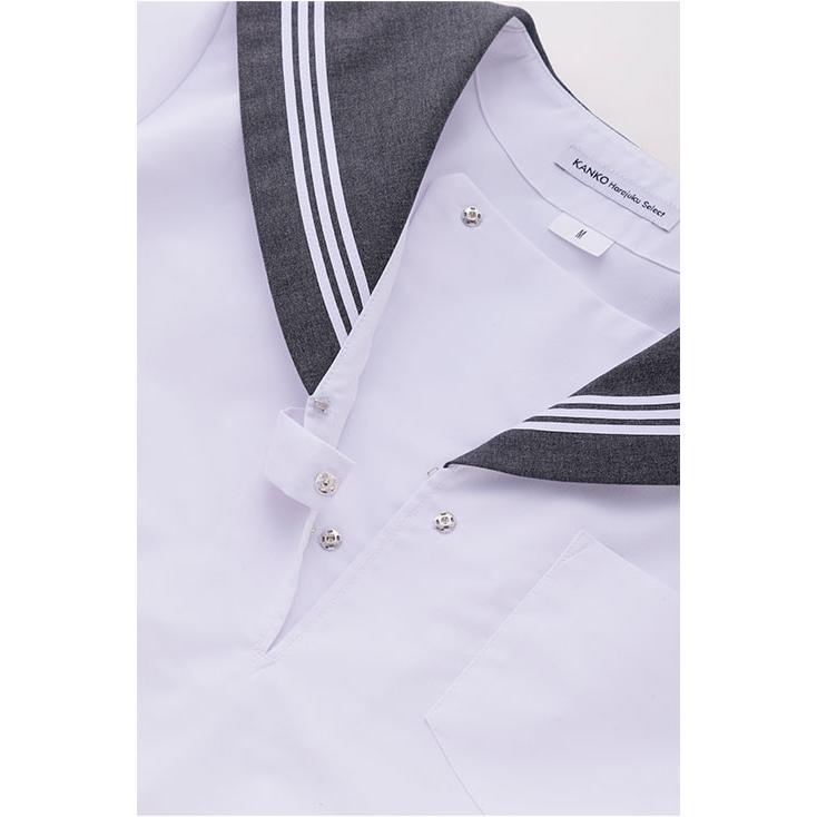 KANKO Harajuku Select セーラー服 セーラー 半袖 綿 おすすめ 白 制服