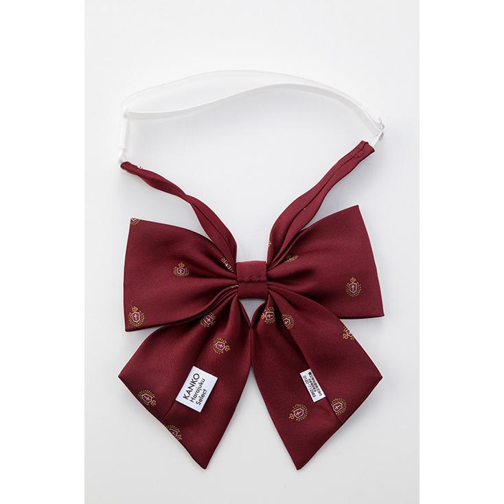 KANKO Harajuku Select 制服 リボン スクールリボン クレスト 赤