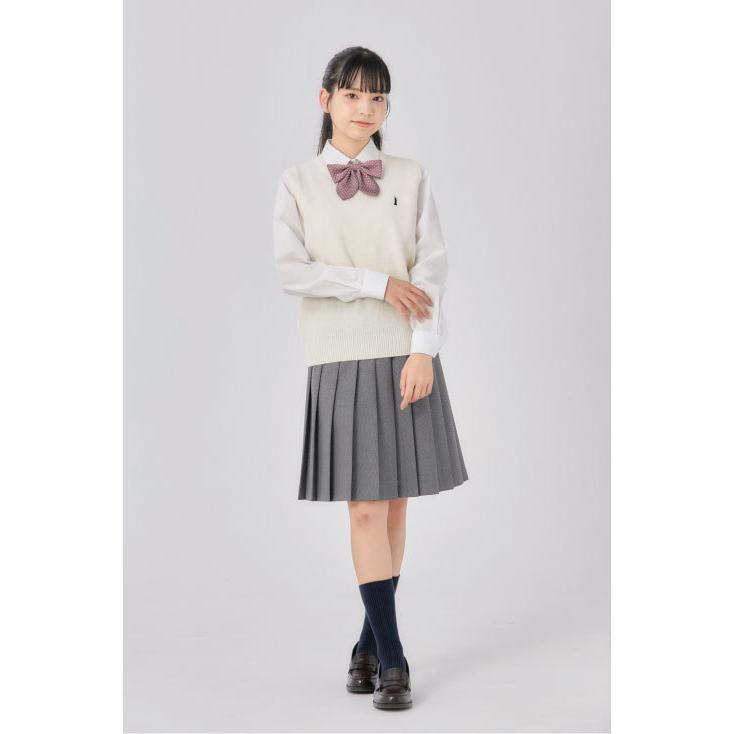 スクールリボン 制服 リボン ドット 女子 レディース ピンク グリーン