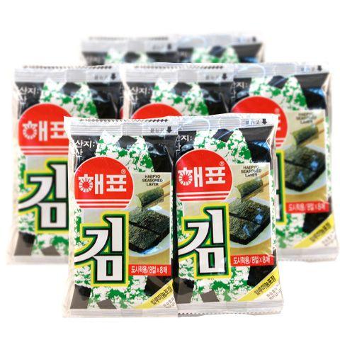 ヘピョ弁当用海苔1袋（8切8枚×10個）/韓国海苔/味付け海苔/韓国食品｜kankoku-ichiba