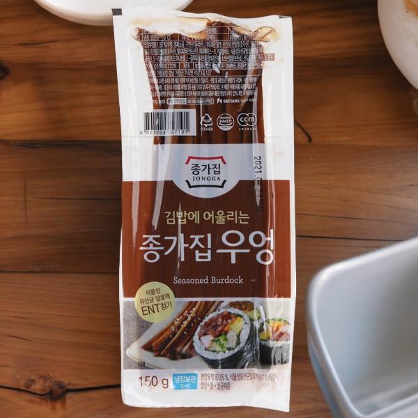 [冷]海苔巻き用ごぼう150g　韓国市場・韓国食品・韓国食材｜kankoku-ichiba