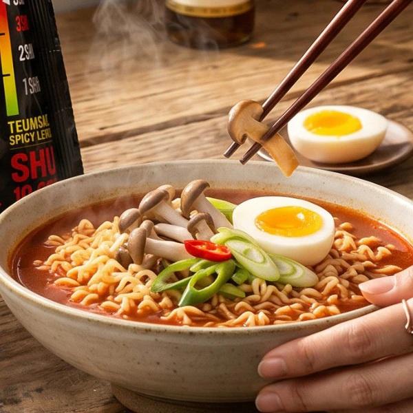 Paldo]トゥムセラーメン（激辛） 韓国ラーメン とりあえず強烈な辛さ