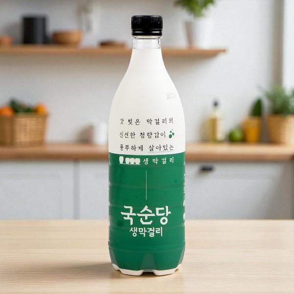 [冷]麹醇堂 クッスンダン 生マッコリ 750ml 2箱(550円×12本×2箱)_1